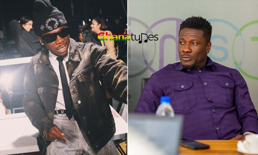 Stonebwoy and Asamoah Gyan