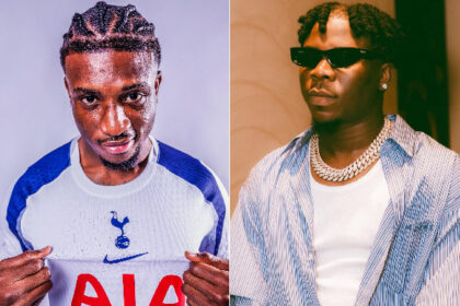 Mohammed Kudus (L) told Stonebwoy (R)