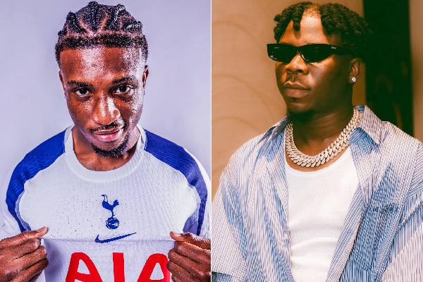 Mohammed Kudus (L) told Stonebwoy (R)