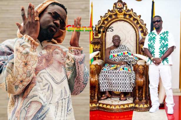 Sarkodie and Otumfuo Osei Tutu II