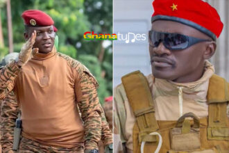 Captain Ibrahim Traore and Lilwin