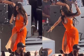 Cardi B threw a microphone at Jane Doe during her performance