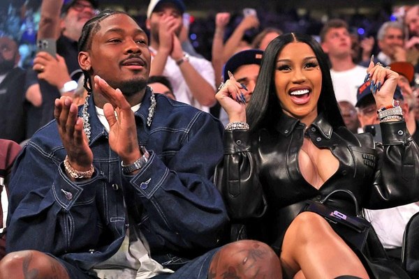 Cardi B and new partner Stefon Diggs